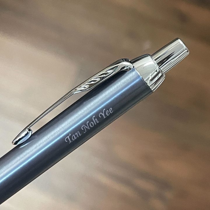 Parker IM Blue Grey CT Ballpoint Pen — Parker ballpoint pen — reliable smooth-writing everyday pen, at Cityluxe Singapore