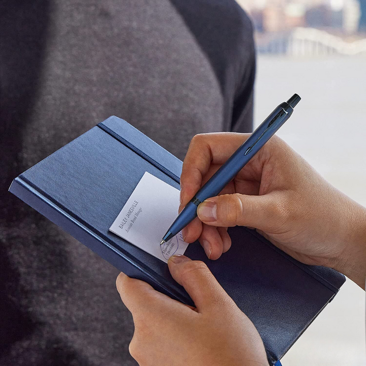Parker IM PROFESSIONAL Ballpoint Pen Monochrome Blue — Parker ballpoint pen — reliable smooth-writing everyday pen, at Cityluxe Singapore