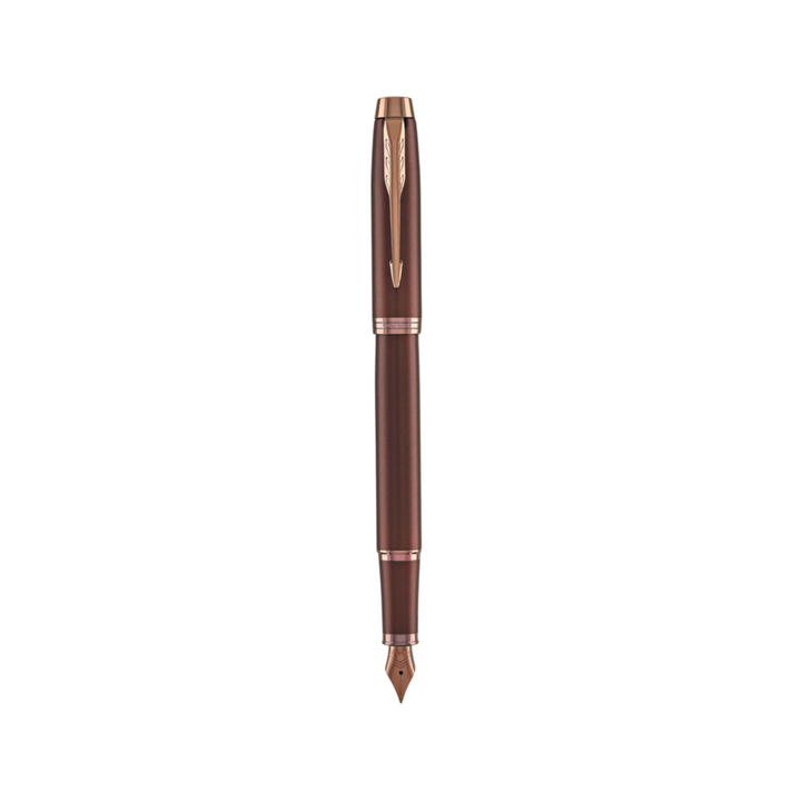 Parker IM PROFESSIONAL Fountain Pen in Monochrome Burgundy — Parker fountain pen — precision nib writing instrument, at Cityluxe Singapore stationery store