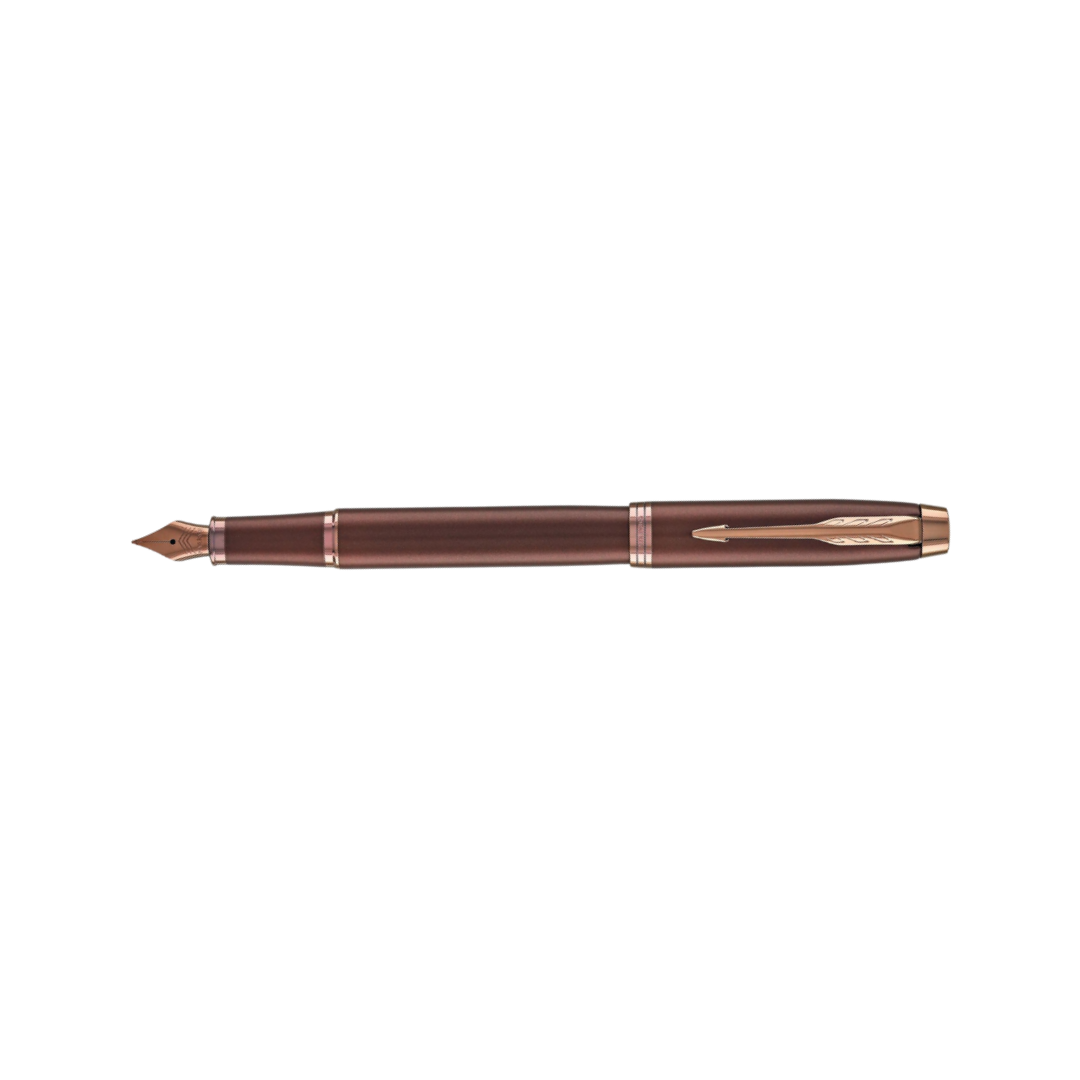 Parker IM PROFESSIONAL Fountain Pen in Monochrome Burgundy — Parker fountain pen — precision nib writing instrument, at Cityluxe Singapore stationery store