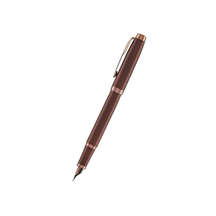 Parker IM PROFESSIONAL Fountain Pen in Monochrome Burgundy — Parker fountain pen — precision nib writing instrument, at Cityluxe Singapore stationery store