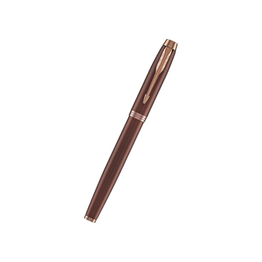 Parker IM PROFESSIONAL Fountain Pen in Monochrome Burgundy — Parker fountain pen — precision nib writing instrument, at Cityluxe Singapore stationery store