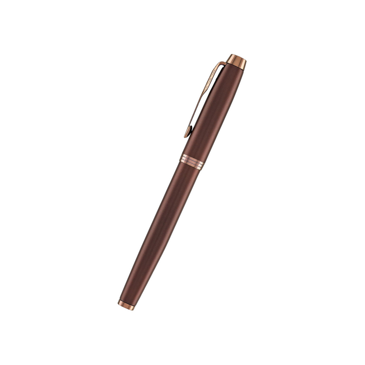 Parker IM PROFESSIONAL Fountain Pen in Monochrome Burgundy — Parker fountain pen — precision nib writing instrument, at Cityluxe Singapore stationery store