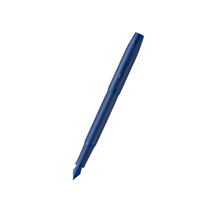 Parker IM PROFESSIONAL Fountain Pen Monochrome Blue — Parker fountain pen — precision nib writing instrument, at Cityluxe Singapore stationery store