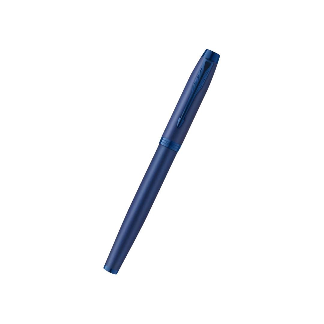 Parker IM PROFESSIONAL Fountain Pen Monochrome Blue — Parker fountain pen — precision nib writing instrument, at Cityluxe Singapore stationery store