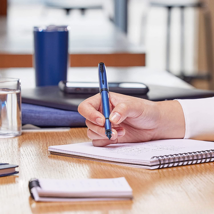 Parker IM PROFESSIONAL Fountain Pen Monochrome Blue — Parker fountain pen — precision nib writing instrument, at Cityluxe Singapore stationery store