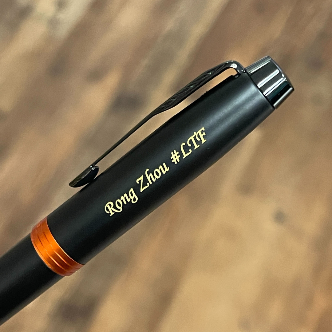 Parker IM PROFESSIONALS Vibrant Ring BT in Rollerball Pen Flame Orange — Parker rollerball pen — fluid gel ink writing instrument, at Cityluxe Singapore
