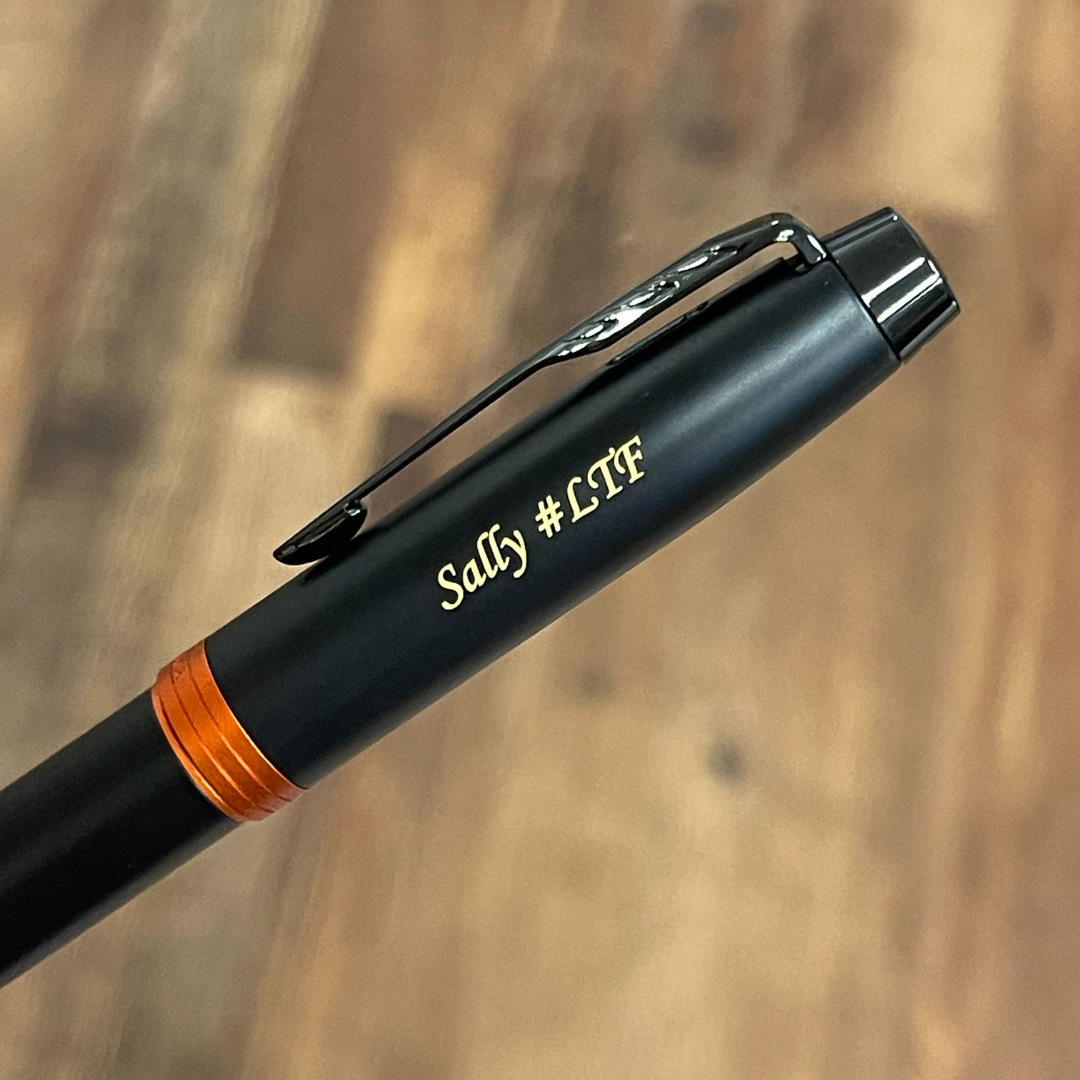 Parker IM PROFESSIONALS Vibrant Ring BT in Rollerball Pen Flame Orange — Parker rollerball pen — fluid gel ink writing instrument, at Cityluxe Singapore