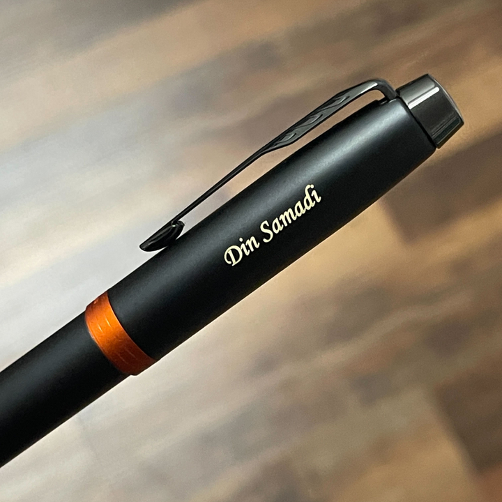 Parker IM PROFESSIONALS Vibrant Ring BT in Rollerball Pen Flame Orange — Parker rollerball pen — fluid gel ink writing instrument, at Cityluxe Singapore