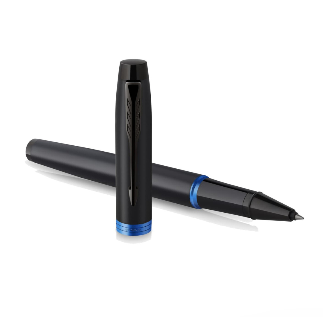 Parker IM PROFESSIONAL Vibrant Ring BT Rollerball Pen Marine Blue