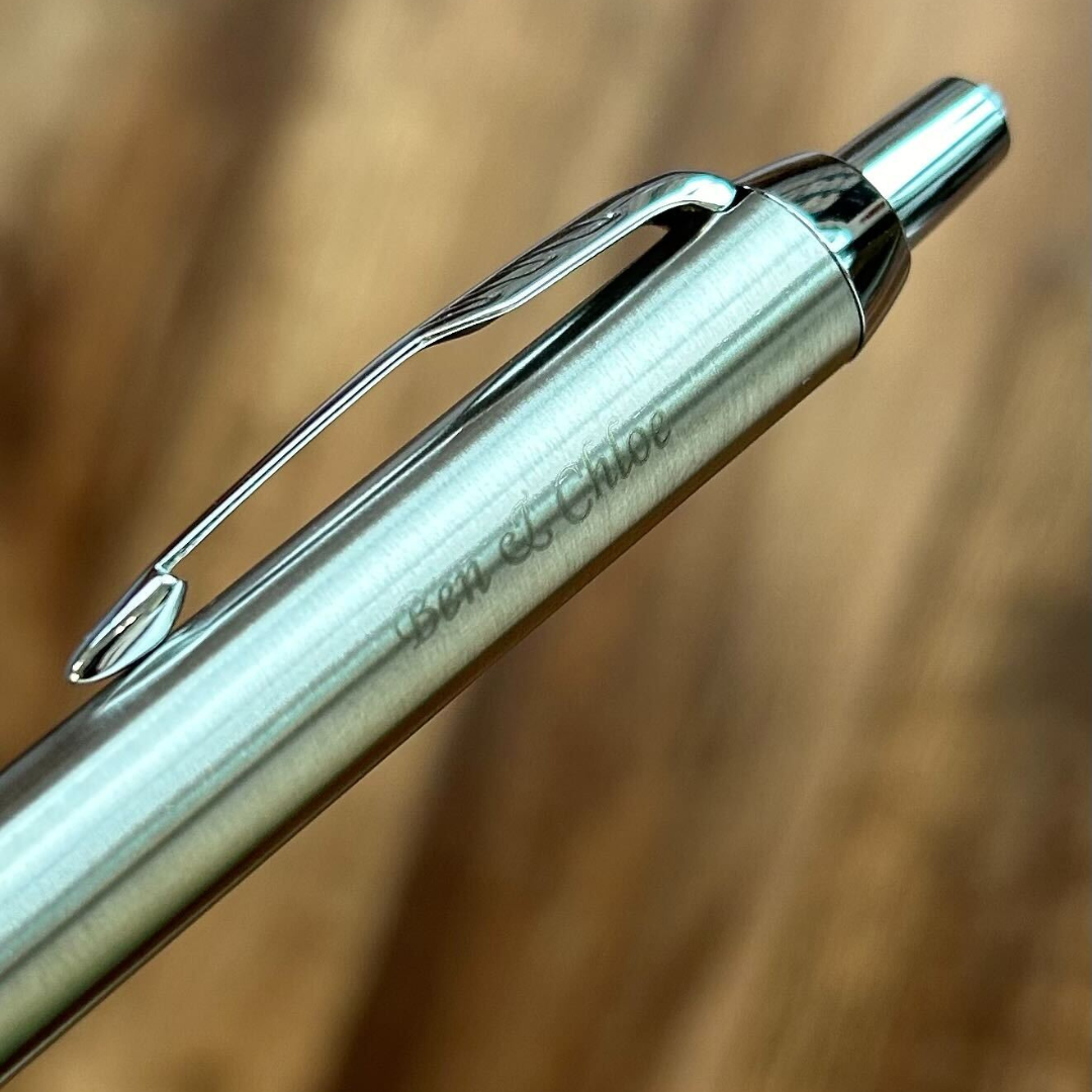 Parker IM Stainless CT Ballpoint Pen — Parker ballpoint pen — reliable smooth-writing everyday pen, at Cityluxe Singapore