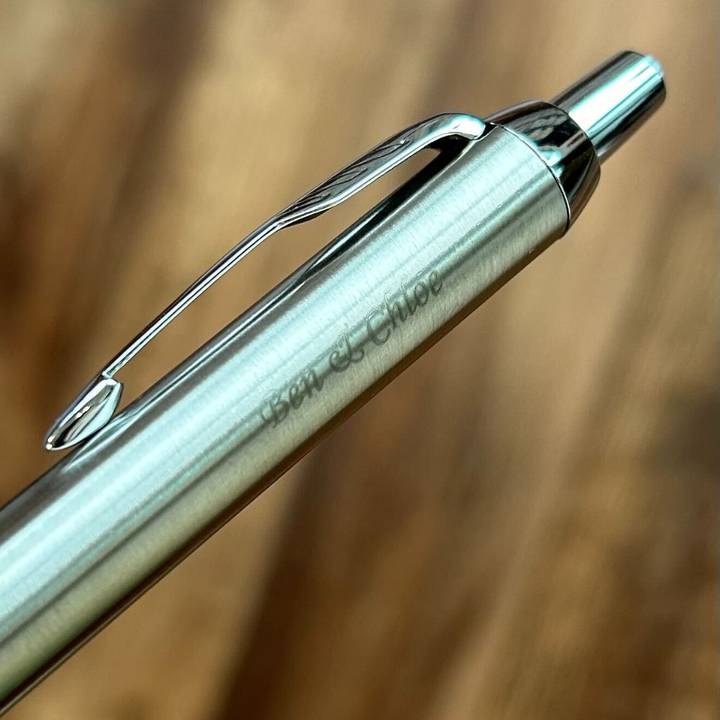 Parker IM Stainless CT Ballpoint Pen — Parker ballpoint pen — reliable smooth-writing everyday pen, at Cityluxe Singapore
