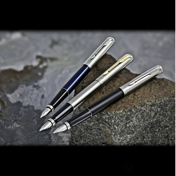 Load image into Gallery viewer, Parker Jotter Bond Street Black CT Fountain Pen
