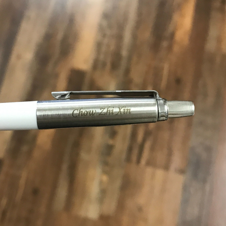 Parker Jotter Originals Ballpoint Pen in Pearl Grey — Parker ballpoint pen — reliable smooth-writing everyday pen, at Cityluxe Singapore