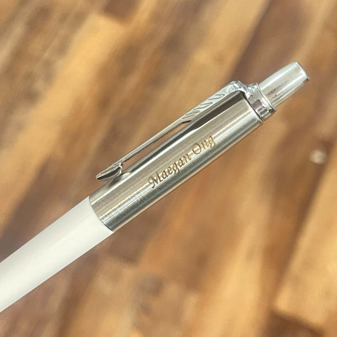 Parker Jotter Originals Ballpoint Pen in Pearl Grey — Parker ballpoint pen — reliable smooth-writing everyday pen, at Cityluxe Singapore