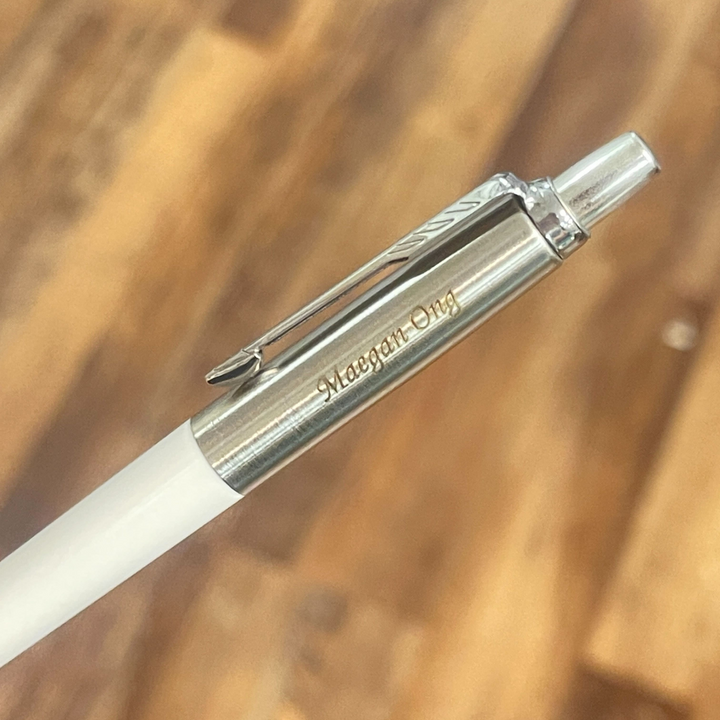 Parker Jotter Originals Ballpoint Pen in Pearl Grey — Parker ballpoint pen — reliable smooth-writing everyday pen, at Cityluxe Singapore