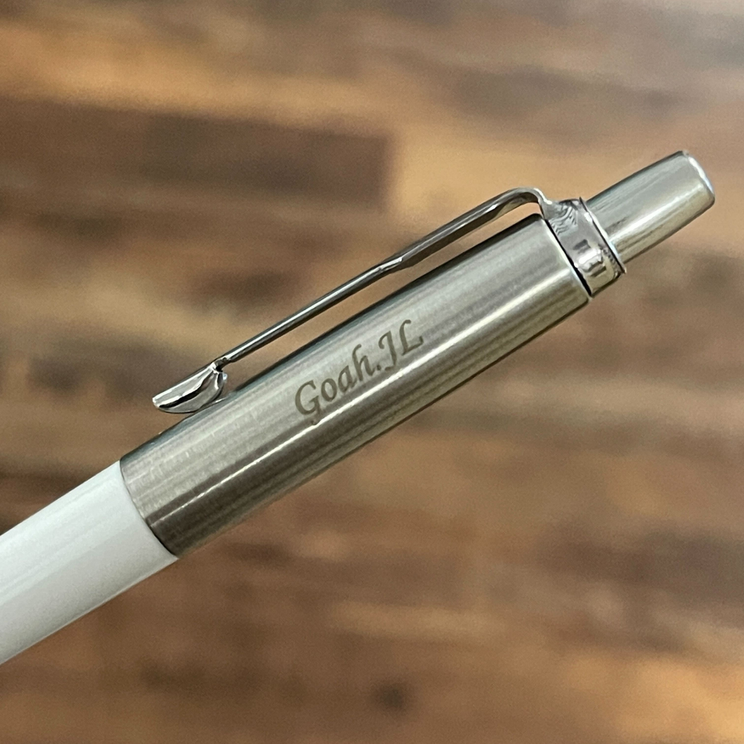 Parker Jotter Originals Ballpoint Pen in Pearl Grey — Parker ballpoint pen — reliable smooth-writing everyday pen, at Cityluxe Singapore
