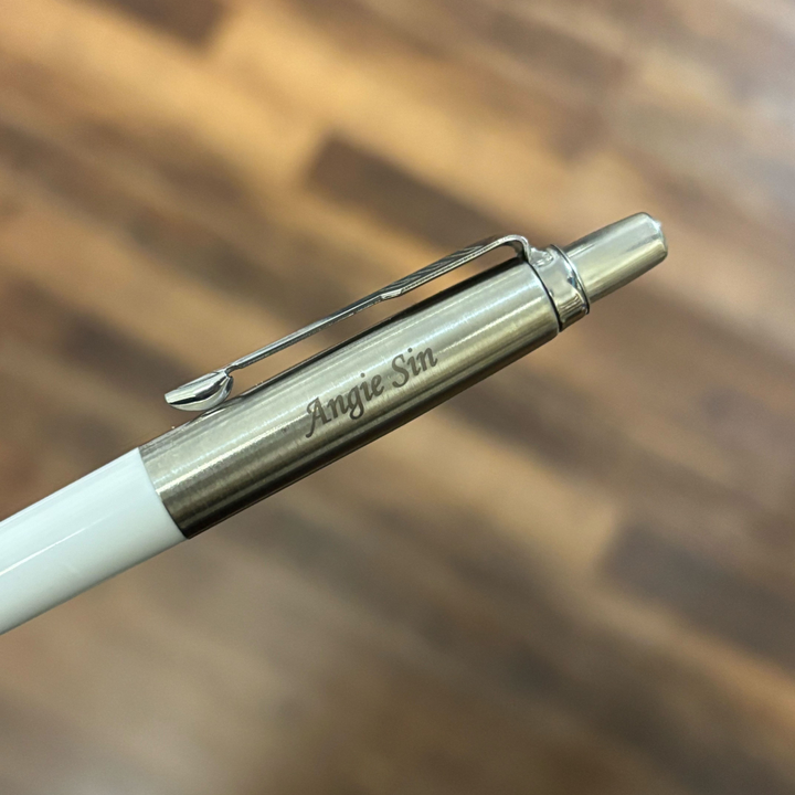 Parker Jotter Originals Ballpoint Pen in Pearl Grey — Parker ballpoint pen — reliable smooth-writing everyday pen, at Cityluxe Singapore