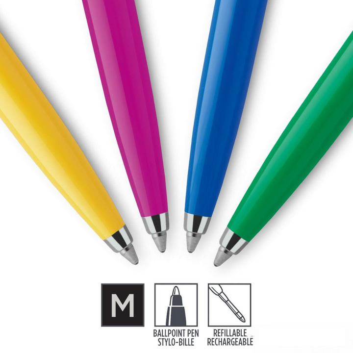 Parker Jotter Originals Yellow Ballpoint Pen — Parker ballpoint pen — reliable smooth-writing everyday pen, at Cityluxe Singapore