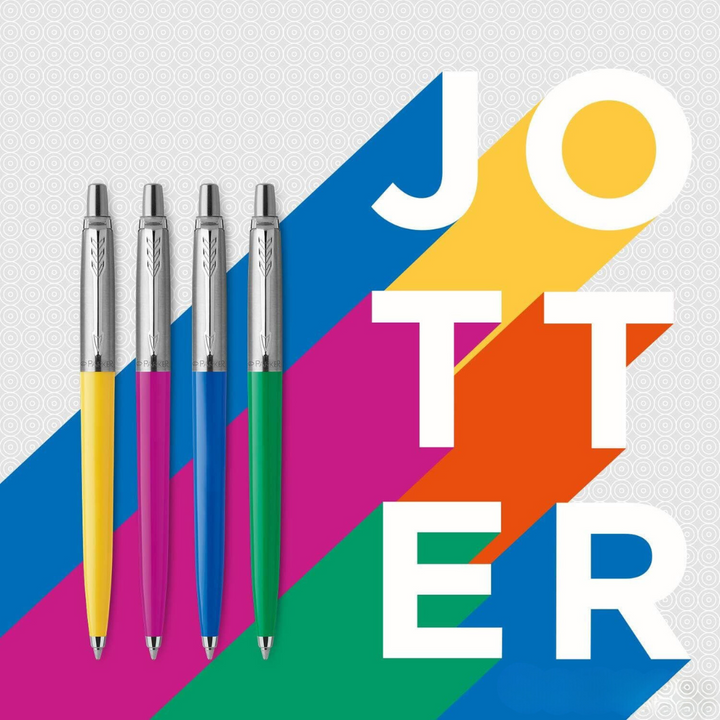 Parker Jotter Originals Yellow Ballpoint Pen — Parker ballpoint pen — reliable smooth-writing everyday pen, at Cityluxe Singapore