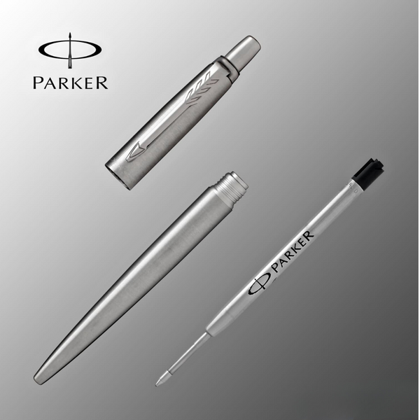 将图片加载到图库查看器，Parker Jotter Stainless Steel CT Ballpoint Pen
