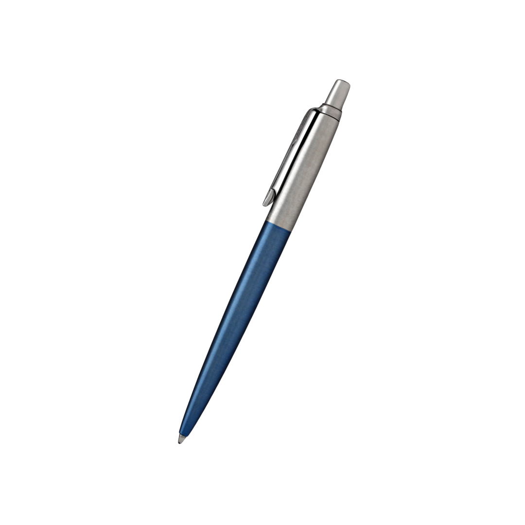 Parker Jotter Waterloo Blue CT Ballpoint Pen — Parker ballpoint pen — reliable smooth-writing everyday pen, at Cityluxe Singapore