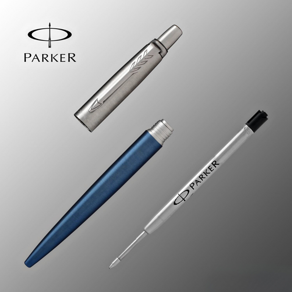 Load image into Gallery viewer, Parker Jotter Waterloo Blue CT Ballpoint Pen
