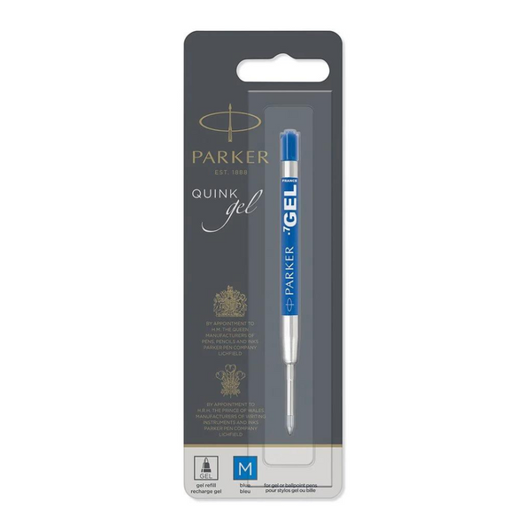 이미지를 갤러리 뷰어에 로드 , Parker Quink Gel Ballpoint Refill Medium 0.7mm - Blue
