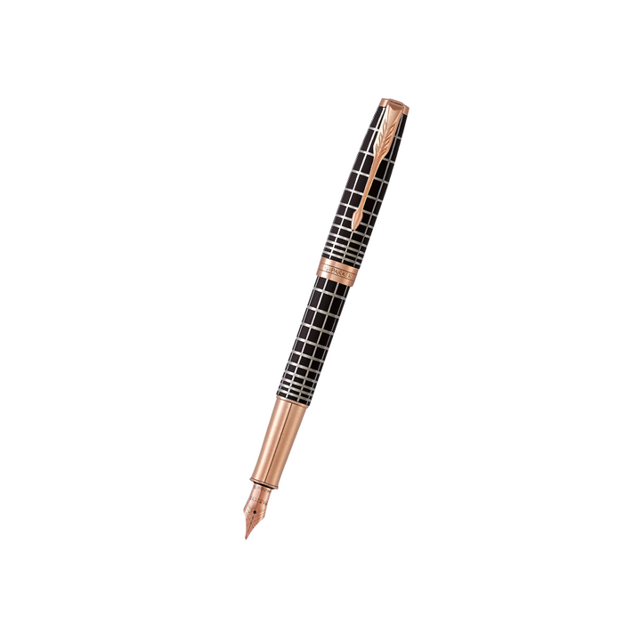 Parker Sonnet Brown Rubber PGT Fountain Pen - Medium