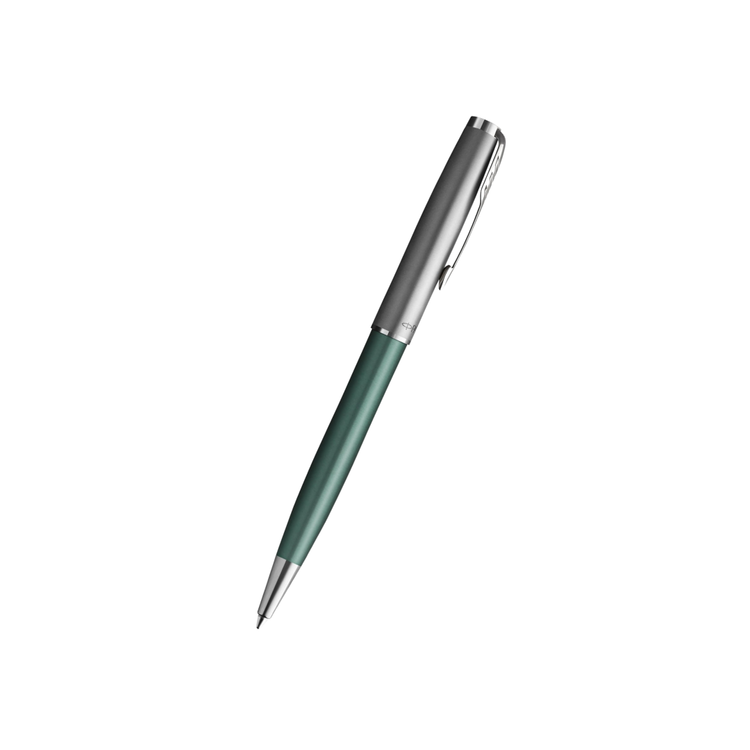 Parker Sonnet Essential SB CT Ballpoint Pen Green — Parker ballpoint pen — reliable smooth-writing everyday pen, at Cityluxe Singapore