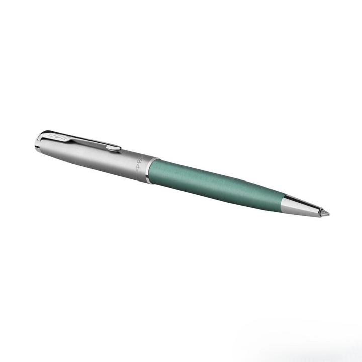 Parker Sonnet Essential SB CT Ballpoint Pen Green — Parker ballpoint pen — reliable smooth-writing everyday pen, at Cityluxe Singapore