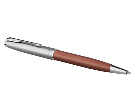 Parker Sonnet Essential SB CT Ballpoint Pen Orange — Parker ballpoint pen — reliable smooth-writing everyday pen, at Cityluxe Singapore