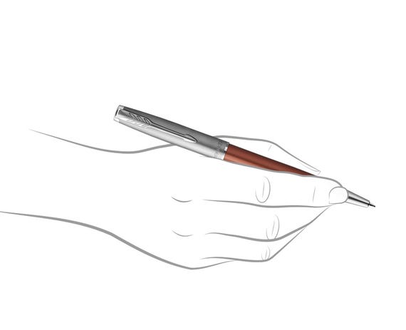 Parker Sonnet Essential SB CT Ballpoint Pen Orange — Parker ballpoint pen — reliable smooth-writing everyday pen, at Cityluxe Singapore