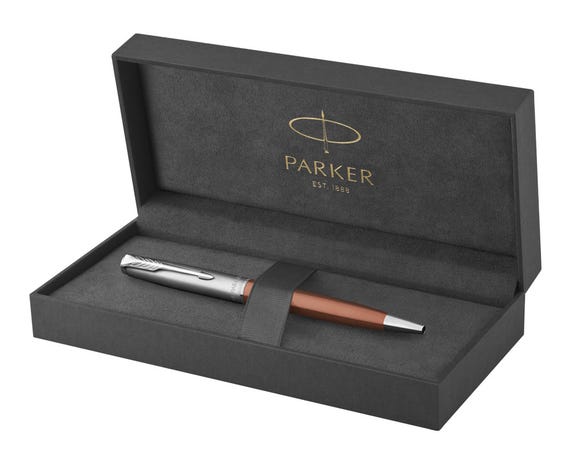 Parker Sonnet Essential SB CT Ballpoint Pen Orange — Parker ballpoint pen — reliable smooth-writing everyday pen, at Cityluxe Singapore