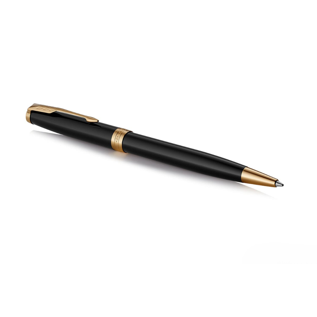 Parker Sonnet Lacquer Black GT Ballpoint Pen — Parker ballpoint pen — reliable smooth-writing everyday pen, at Cityluxe Singapore
