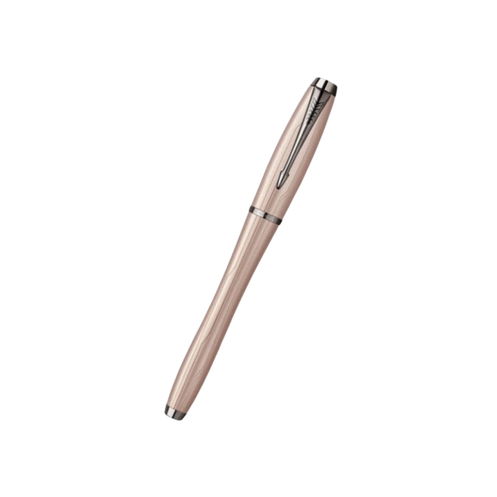 Parker Urban Premium Metal Pink Rollerball Pen with Sleeve Gift Set — Parker gift set — curated stationery gift bundle, from Cityluxe Singapore