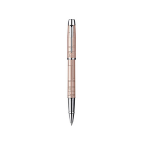 Parker IM Premium Metal Pink Rollerball Pen with Sleeve Gift Set