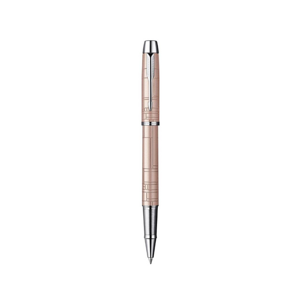 Load image into Gallery viewer, Parker IM Premium Metal Pink Rollerball Pen with Sleeve Gift Set
