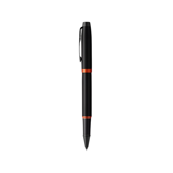 Parker IM PROFESSIONALS Vibrant Ring BT in Rollerball Pen Flame Orange — Parker rollerball pen — fluid gel ink writing instrument, at Cityluxe Singapore