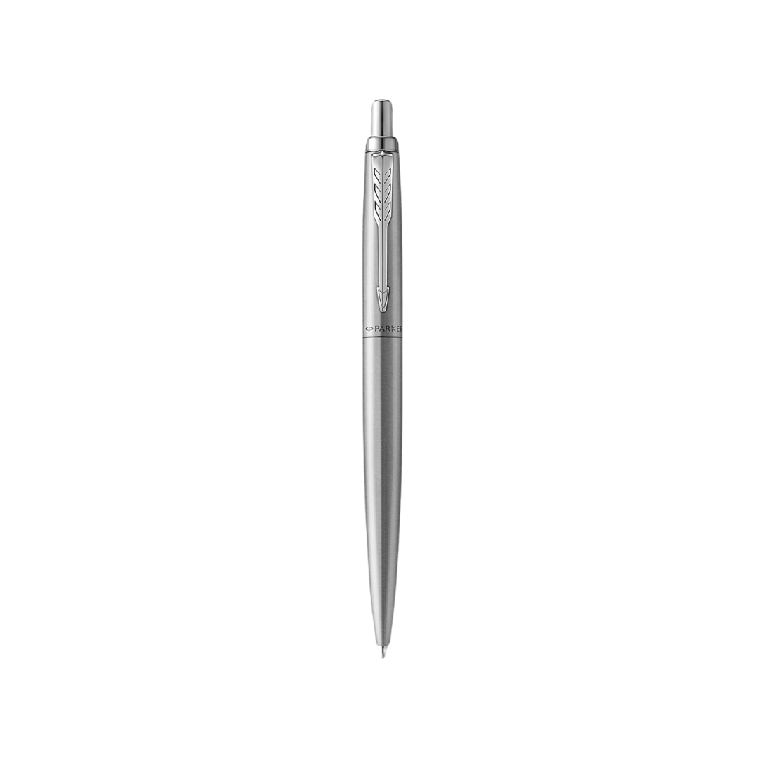 Parker Jotter XL Monochrome Stainless Steel Ballpoint Pen — Parker ballpoint pen — reliable smooth-writing everyday pen, at Cityluxe Singapore