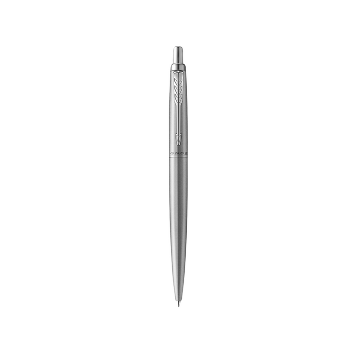 Parker Jotter XL Monochrome Stainless Steel Ballpoint Pen — Parker ballpoint pen — reliable smooth-writing everyday pen, at Cityluxe Singapore