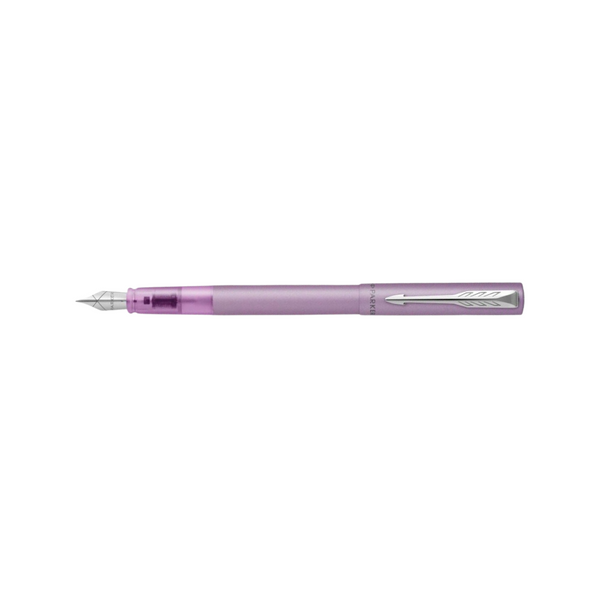 Load image into Gallery viewer, Parker Vector XL Metallic Chrome Trim Fountain Pen
