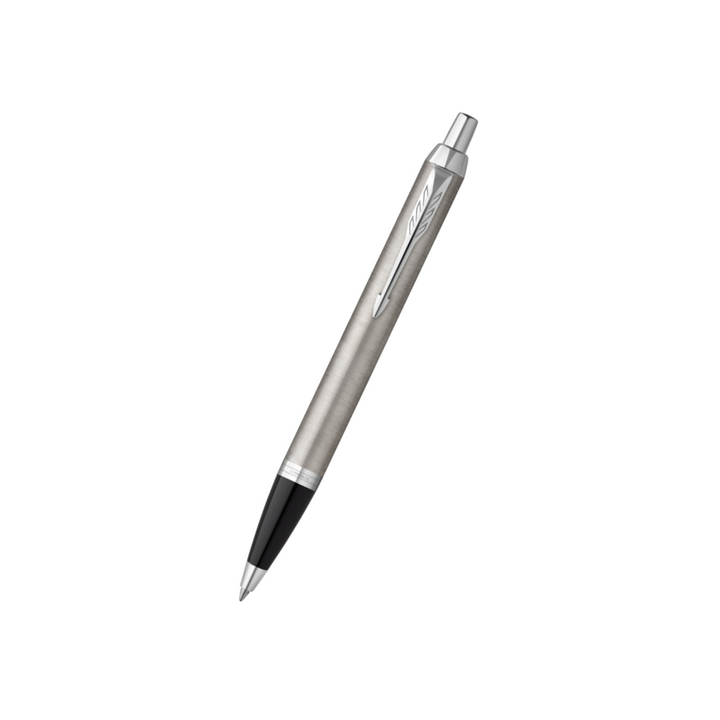 Parker IM Stainless CT Ballpoint Pen — Parker ballpoint pen — reliable smooth-writing everyday pen, at Cityluxe Singapore