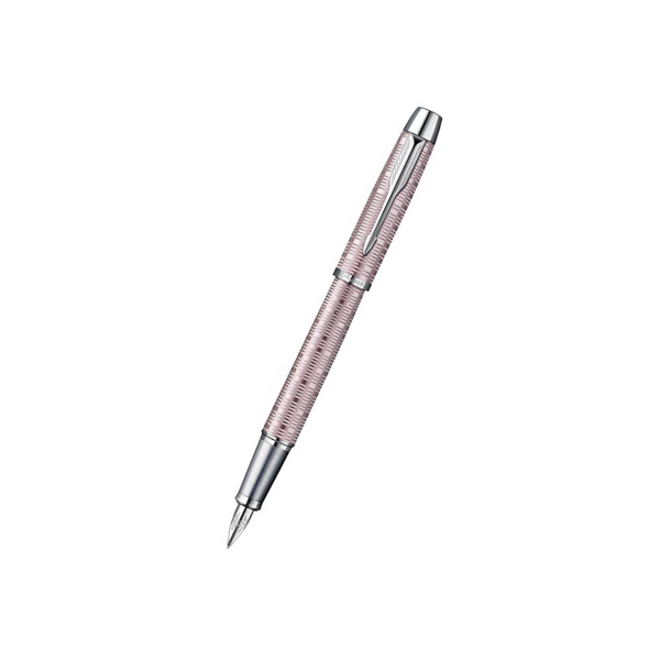 Load image into Gallery viewer, Parker IM Premium Fountain Pen - Pink Pearl with Chrome Trims
