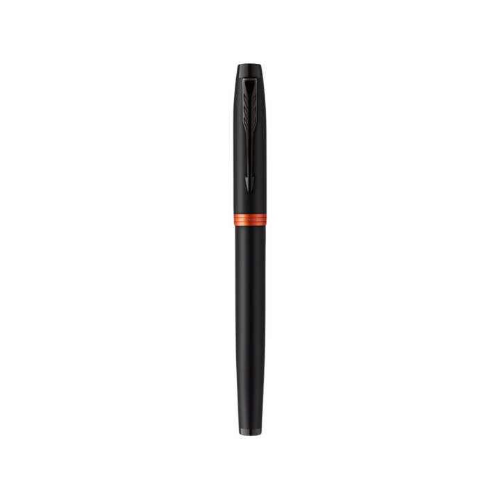 Parker IM PROFESSIONALS Vibrant Ring BT in Rollerball Pen Flame Orange — Parker rollerball pen — fluid gel ink writing instrument, at Cityluxe Singapore