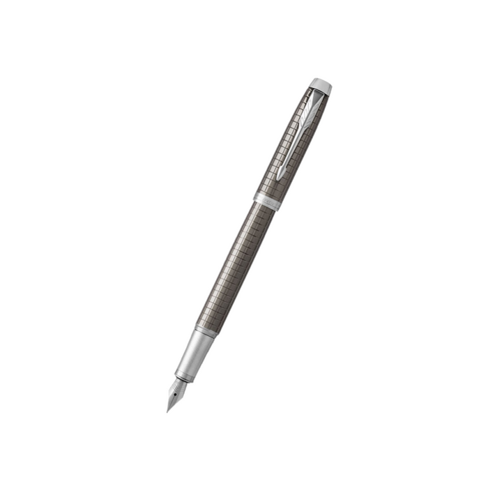Parker IM Premium Fountain Pen in Dark Espresso with Chrome Trims — Parker fountain pen — precision nib writing instrument, at Cityluxe Singapore stationery store