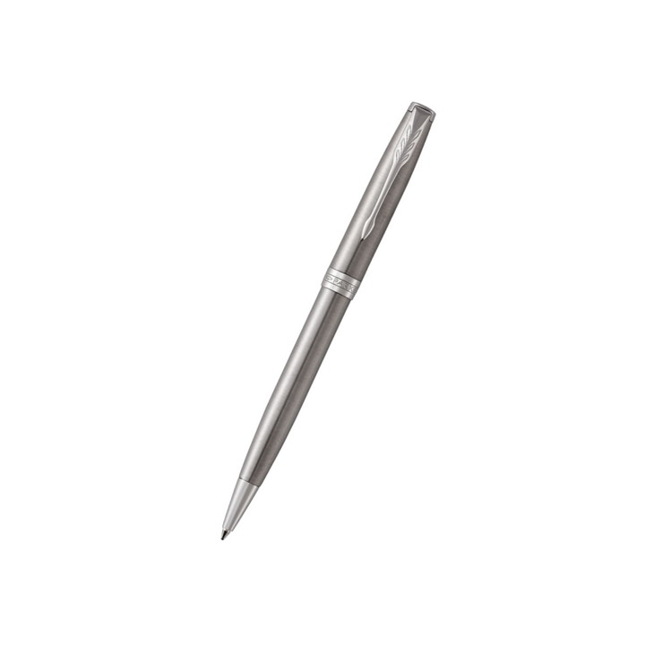 Parker Sonnet Stainless Steel CT Ballpoint Pen — Parker ballpoint pen — reliable smooth-writing everyday pen, at Cityluxe Singapore