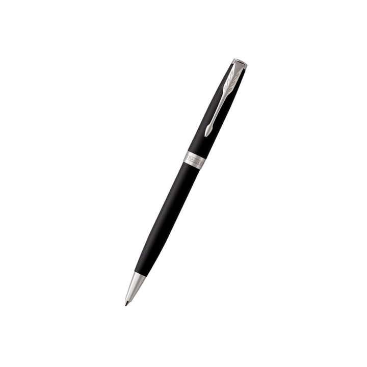 Parker Sonnet Matte Black CT Ballpoint Pen — Parker ballpoint pen — reliable smooth-writing everyday pen, at Cityluxe Singapore