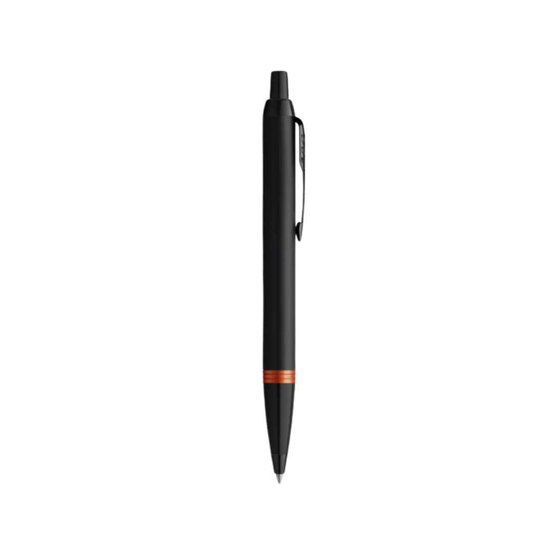 Parker IM PROFESSIONALS Vibrant Ring BT Ballpoint Pen Flame Orange — Parker ballpoint pen — reliable smooth-writing everyday pen, at Cityluxe Singapore