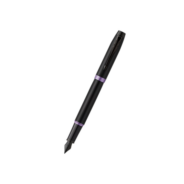 Parker IM PROFESSIONAL Vibrant Ring  BT Fountain Pen Amethyst Purple — Parker fountain pen — precision nib writing instrument, at Cityluxe Singapore stationery store